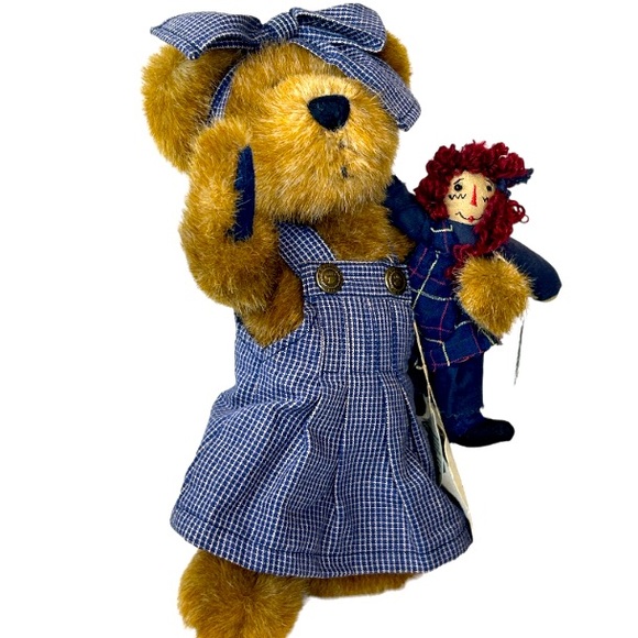 90s Boyds Bears Collection LTD Sally Quignappel & Annie Boyds & Friend  size 10" - Picture 1 of 17